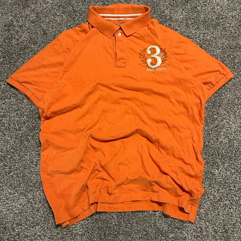 Old Navy Bright Orange Polo Shirt